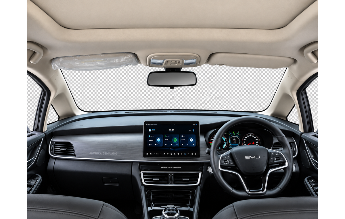 Dashboard BYD M6 EV Superior Captain