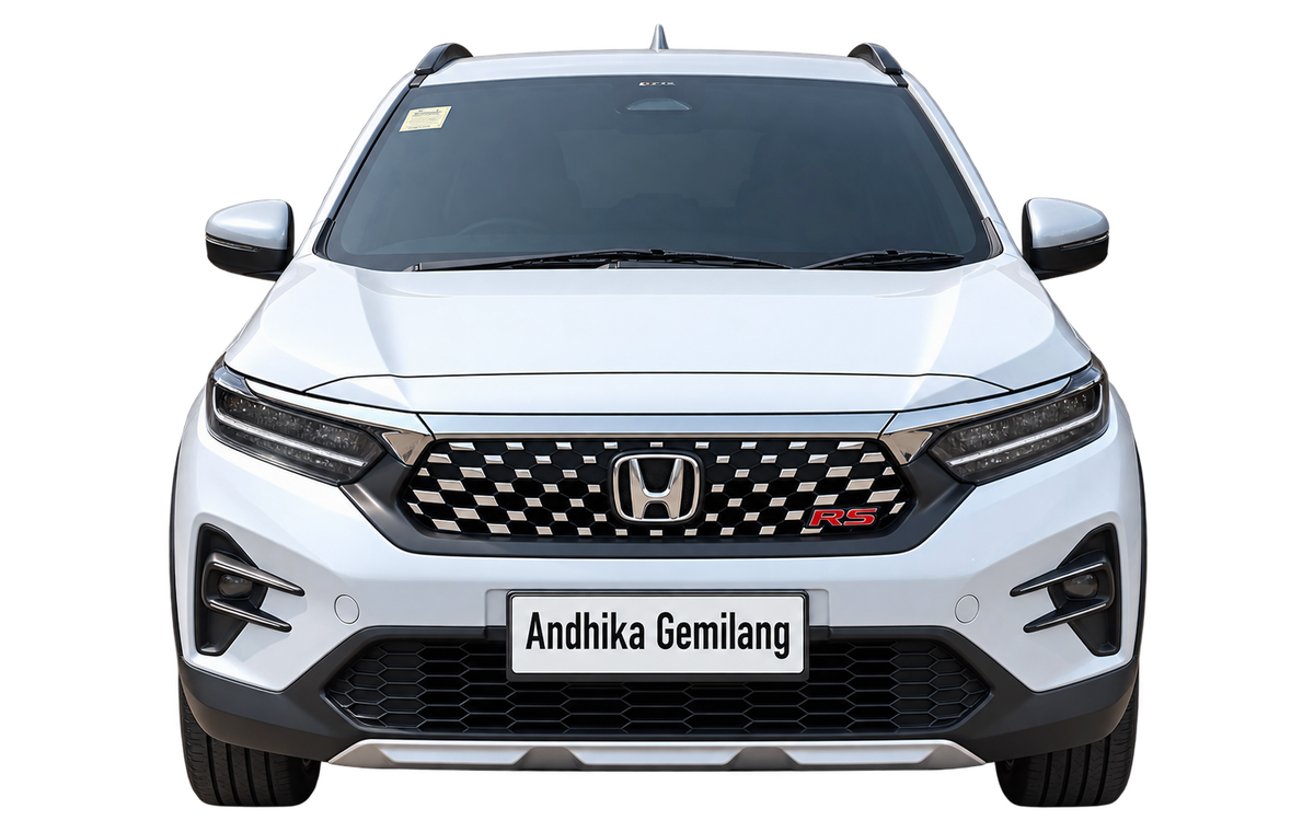 Honda WR-V 1.5 RS CVT Z Putih tampak depan