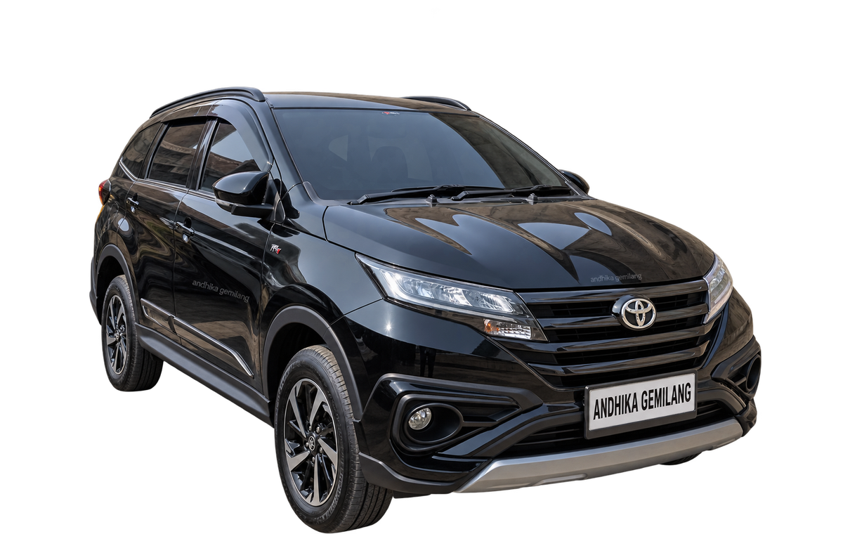 Toyota Rush GR 1.5 S AT Hitam Metalik tampak samping